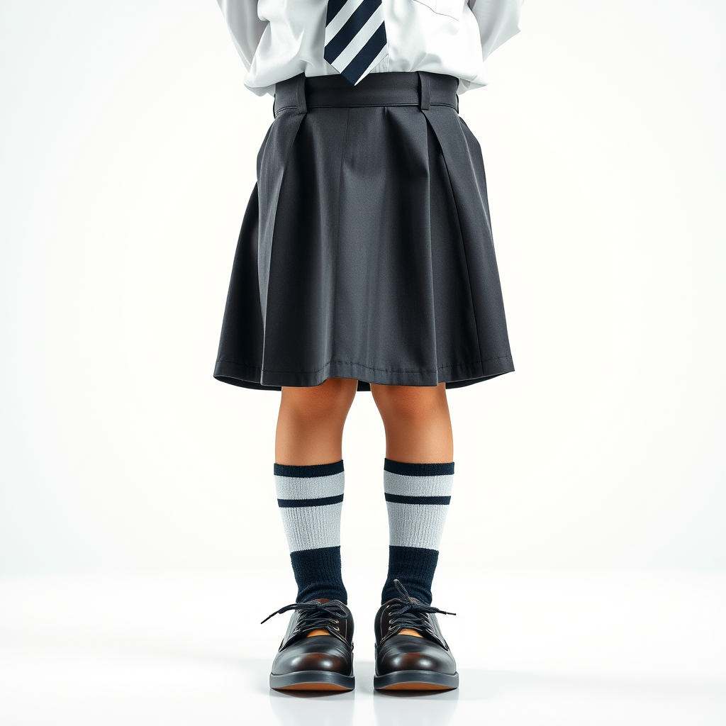 Student in school uniform